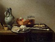 Pieter Claesz Tobacco Pipes and a Brazier oil painting on canvas